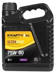 Kraftvoll Şanzıman Yağı 75W80 Ultragear Sentetik Gl-5 3 lt
